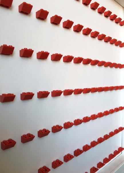 105 Lego Minifigures white frame display - Lego Minifigures Frame Display - 5