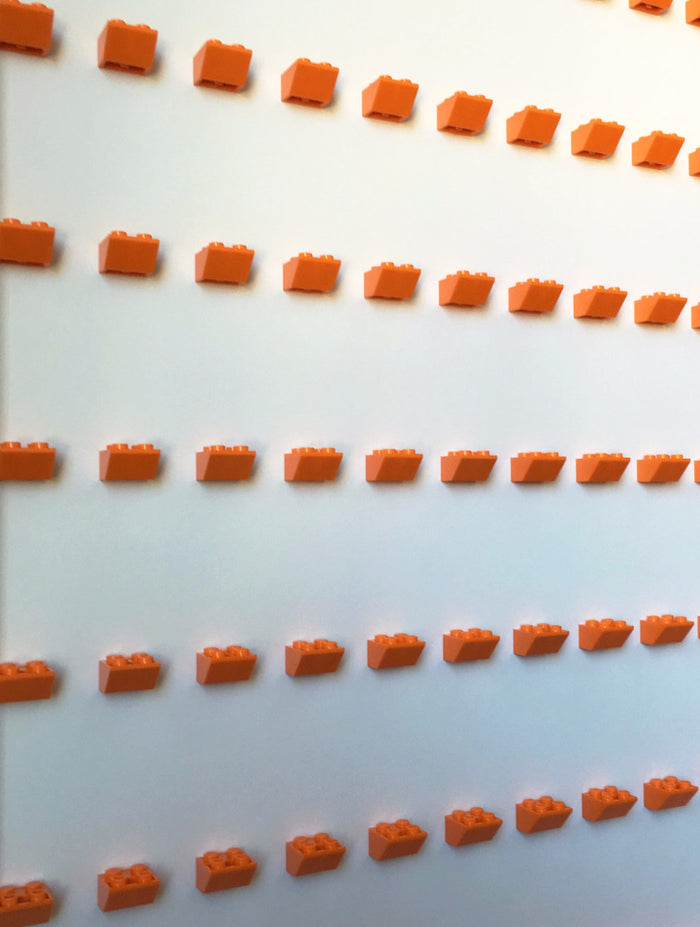 105 Lego Minifigures white frame display - Lego Minifigures Frame Display - 6