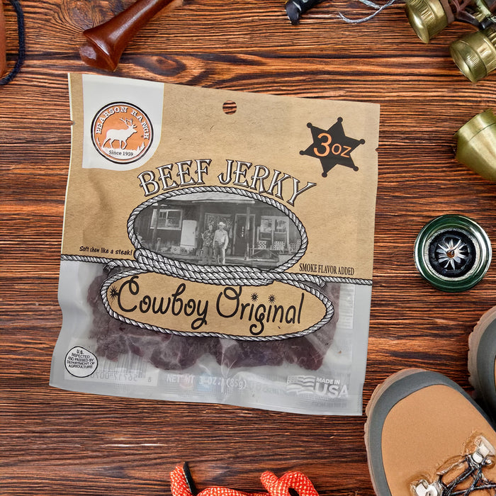 Wholesale Cowboy Original Beef Jerky 3oz - (order in EACH quantities)