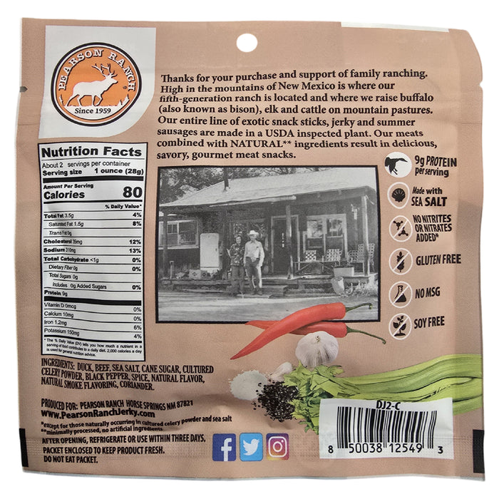 Wholesale Duck Jerky Display Tray - 12 each 2.1oz Resealable Bags