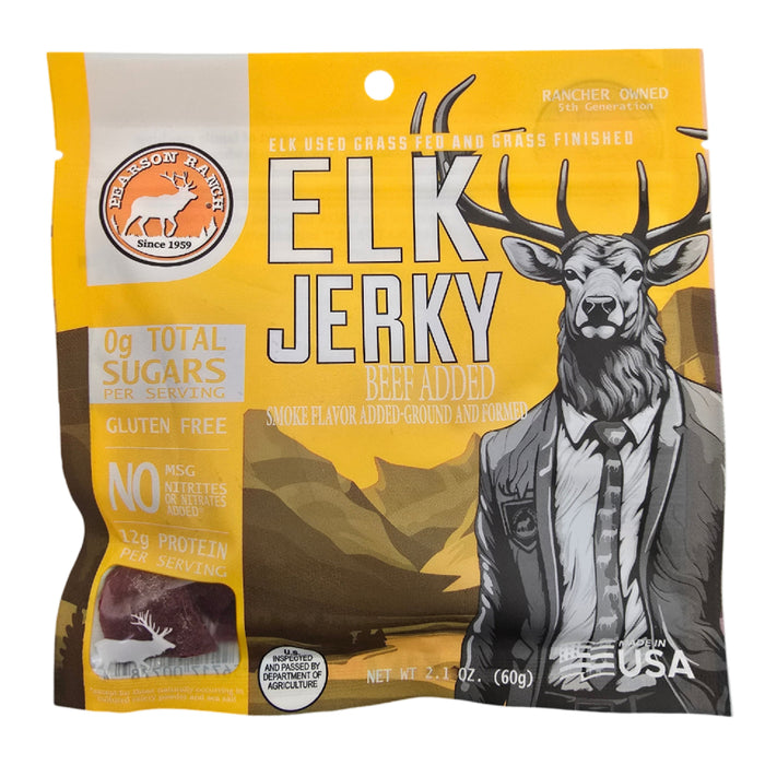 Wholesale Elk Jerky 2.1oz - (order in EACH quantities)