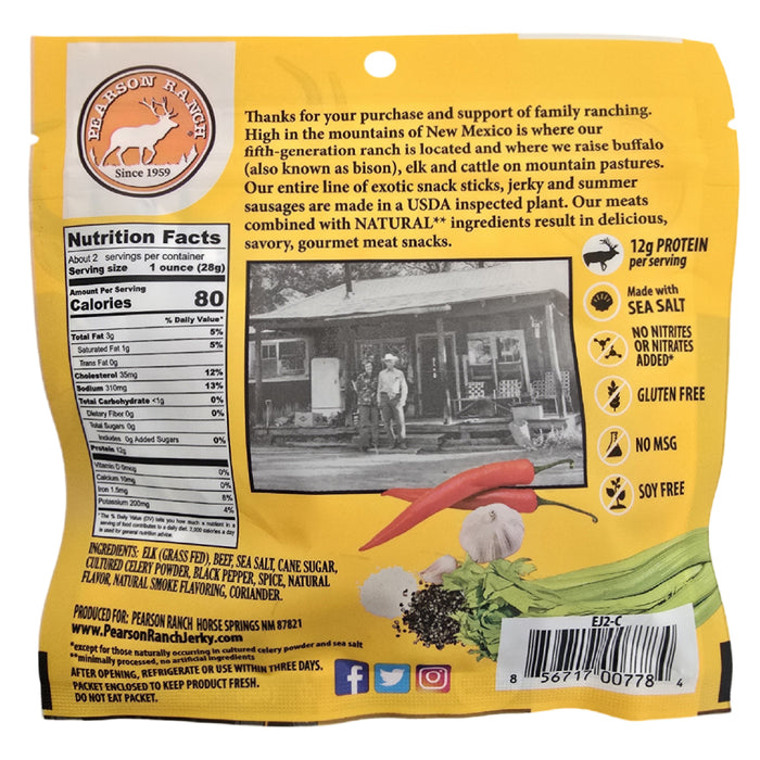 Wholesale Elk Jerky Display Tray - 12 each 2.1oz Resealable Bags