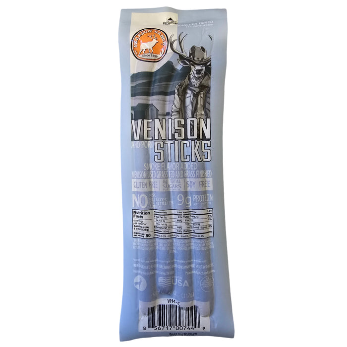 Wholesale Venison Hickory Snack Sticks - 6 count multi-pack caddy