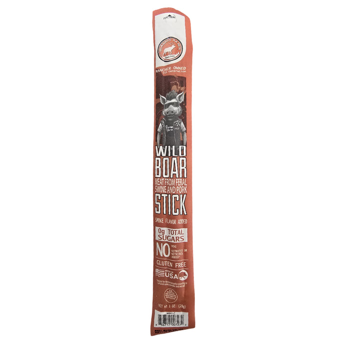 Wholesale Wild Boar Hickory Snack Stick - 24 count caddy
