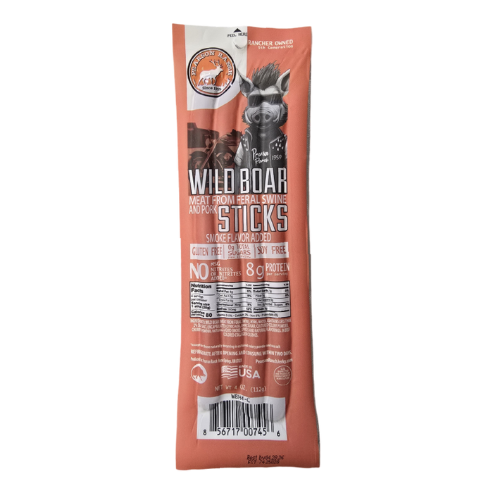 Wholesale Wild Boar Hickory Snack Sticks - 6 count multi-pack caddy