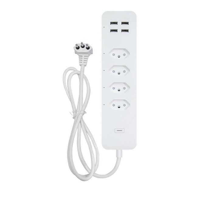 4 Outlets+ 4 USB