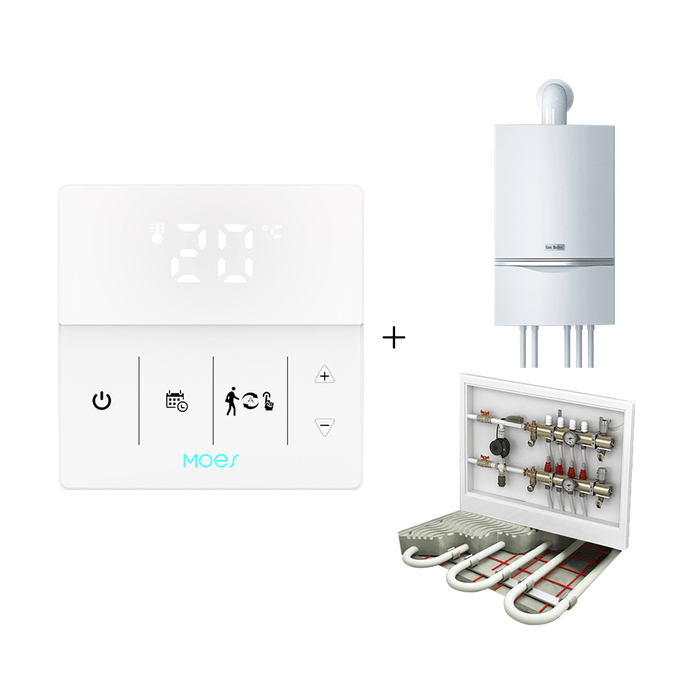 【GC】WiFi Water Floor & Water/Gas Boiler (3A) / White