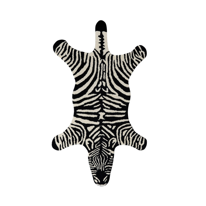 Wildkind Zebra Wool Rug 150cm