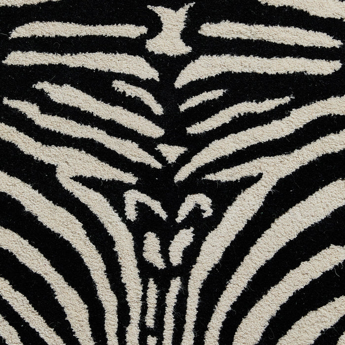 Wildkind Zebra Wool Rug 150cm
