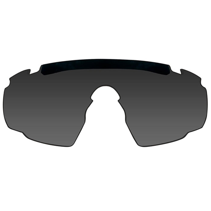 smoke grey lens of wiley x 308 saber advanced glasses