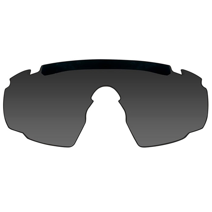 smoke grey lens of wiley x 306 saber advanced glasses