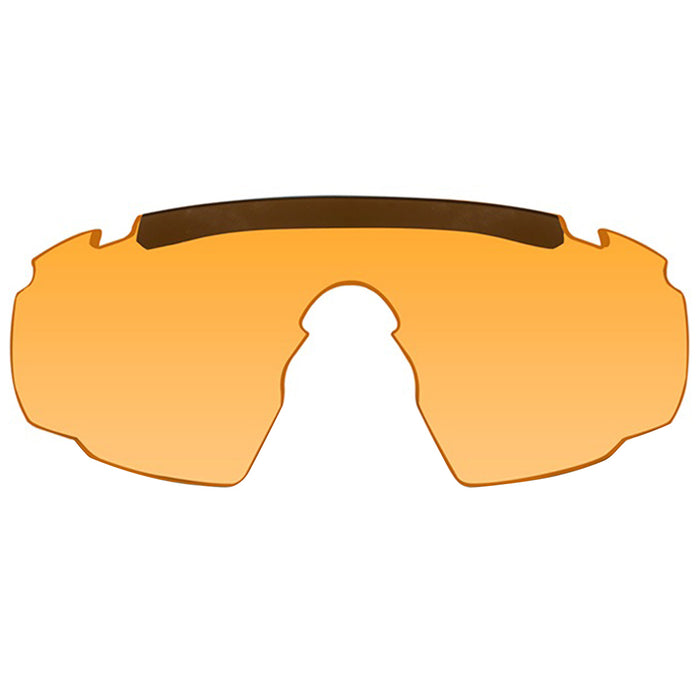 light rust lens of wiley x 306 saber advanced glasses