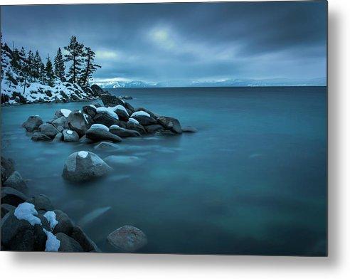 Winter Storm By Brad Scott - Metal Print