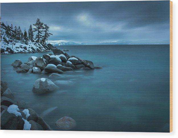 Winter Storm By Brad Scott - Wood Print