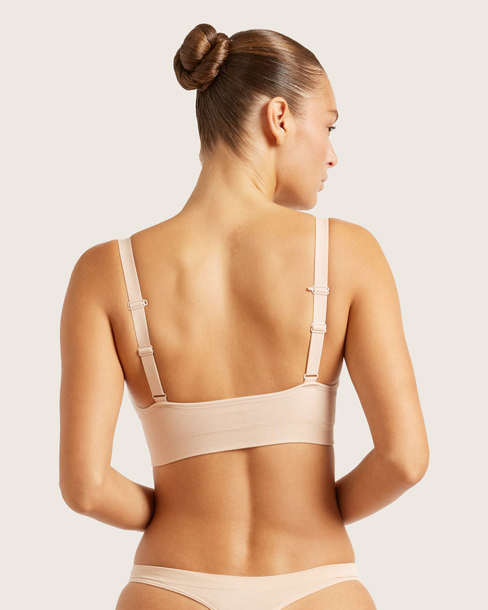 Wireless Full Bust T-Shirt Bra - Shell