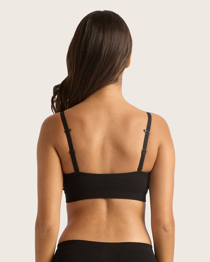 Wireless T-Shirt Bra - Black