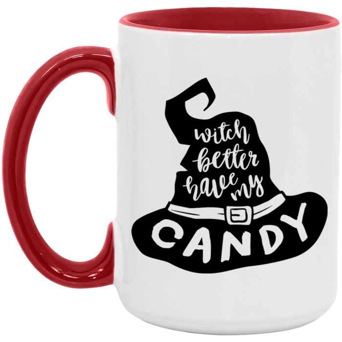 Witch Better Have My Candy ceramic coffee mug, product photo 2