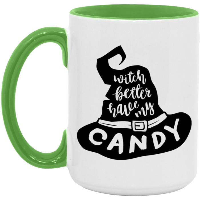 Witch Better Have My Candy ceramic coffee mug, product photo 4