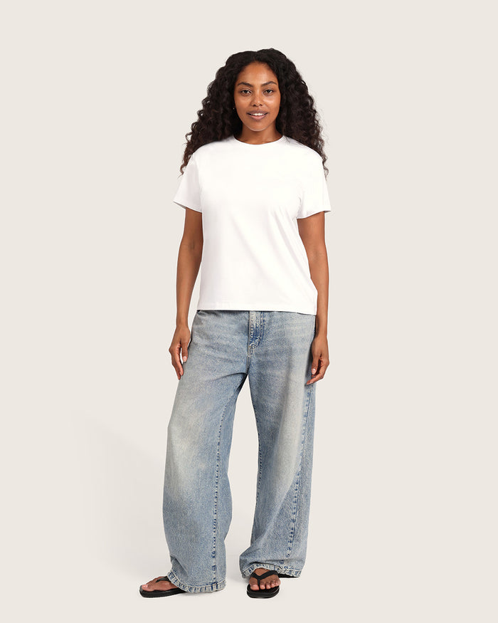 Women's Classic Crew Neck T-Shirt - White