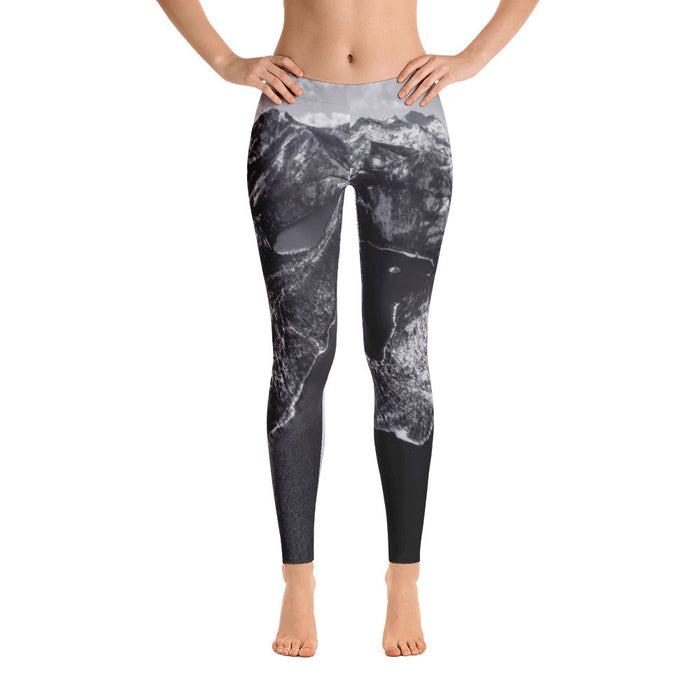 Women's Limited Edition Emerald Bay Aerial B&W Leggings