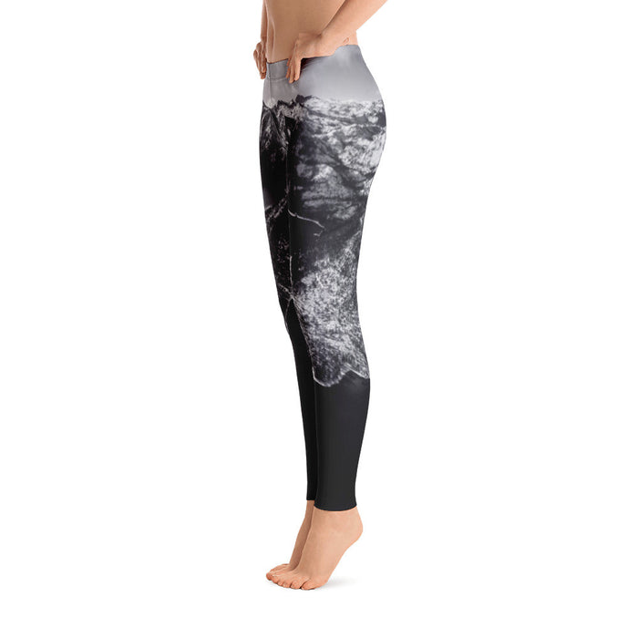 Women's Limited Edition Emerald Bay Aerial B&W Leggings
