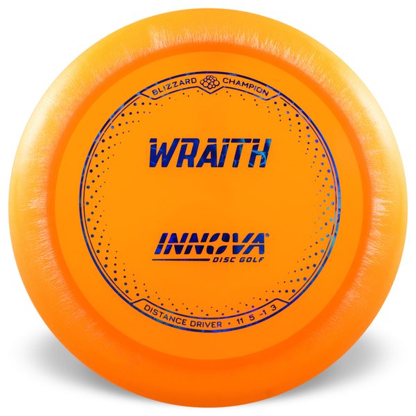 Innova Disc Golf Canada Champion Wraith Distance Driver Distance Driver	Overstable	Cold Reliable	Experienced Players	Headwind Use	Highly Flexible	Weather Consistent high glide forehand friendly