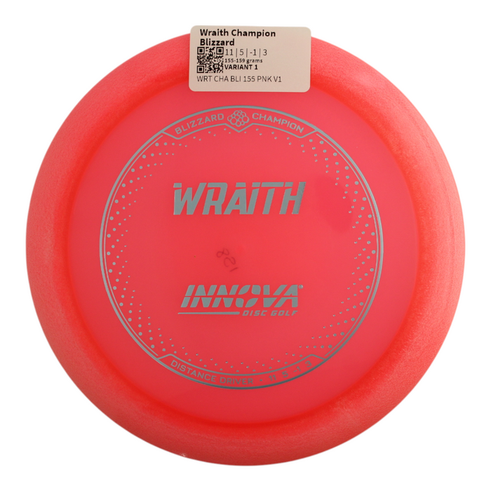 Innova Disc Golf Canada Champion Wraith Distance Driver Distance Driver	Overstable	Cold Reliable	Experienced Players	Headwind Use	Highly Flexible	Weather Consistent high glide forehand friendly
