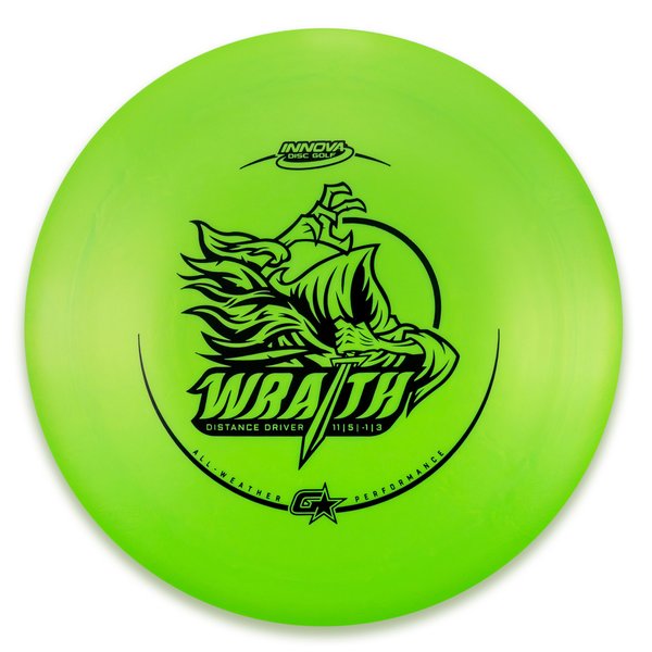 Innova Disc Golf Wraith Distance Driver	Overstable	Cold Reliable	Experienced Players	Headwind Use	grippy plastic	 all Weather Consistent high glide forehand friendly good grip soft