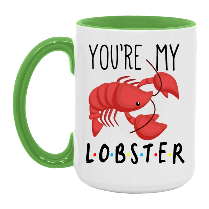 You're My Lobster ceramic coffee mug, product photo 5