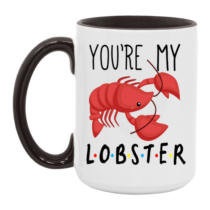 You're My Lobster ceramic coffee mug, product photo 7