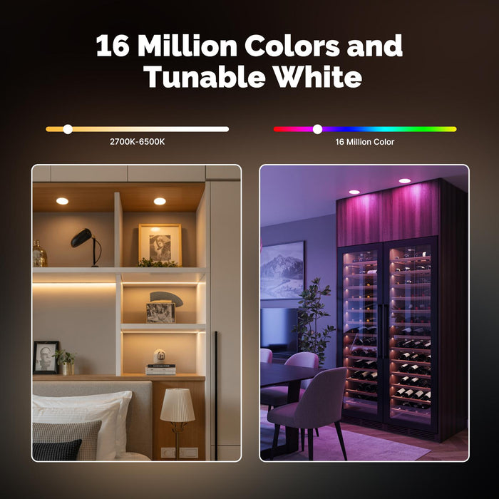 ZigBee Smart LED Lamp GX53 Light Bulb 6W Color Changing Dimmable Music Sync