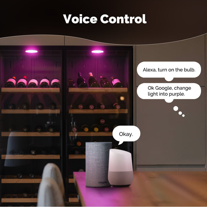 ZigBee Smart LED Lamp GX53 Light Bulb 6W Color Changing Dimmable Music Sync
