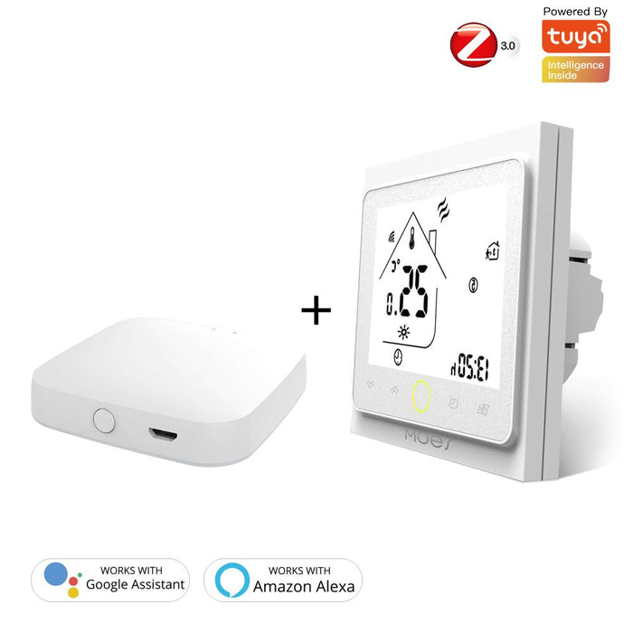 【GA】Zigbee Water Floor Heating / White / Kit: Thermostat+Hub